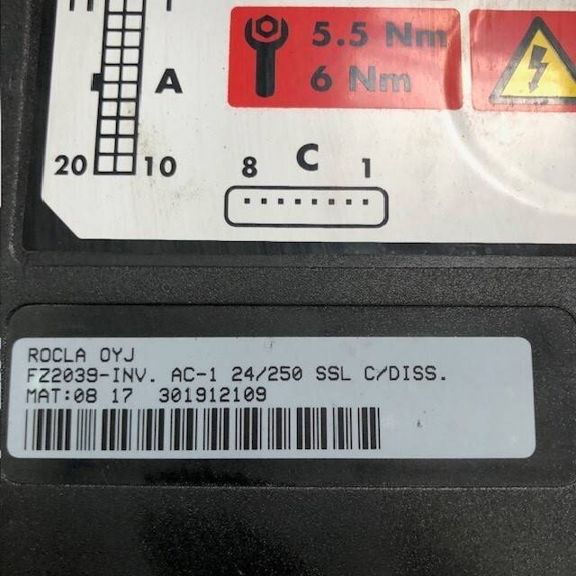 Inverter AC1 SSL for Caterpillar / Rocla - ECU עבור ציוד לטיפול בחומרים: תמונה 3 Inverter AC1 SSL for Caterpillar / Rocla - ECU עבור ציוד לטיפול בחומרים: תמונה 3