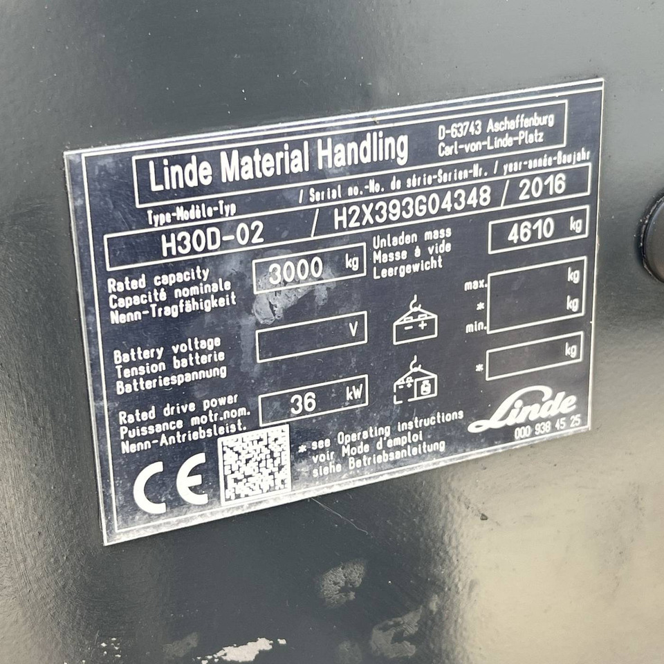 מלגזת סולר Linde H30D (393-02) EVO: תמונה 18