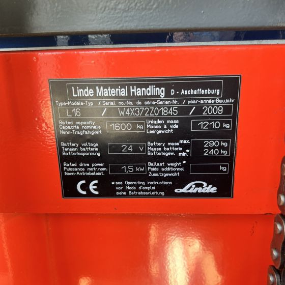 מערים Linde L16i (372): תמונה 8