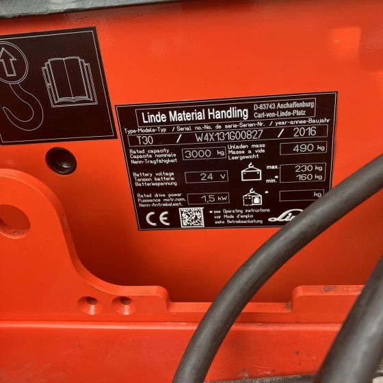 Linde T30 (131) - משאית משטחים: תמונה 5 Linde T30 (131) - משאית משטחים: תמונה 5