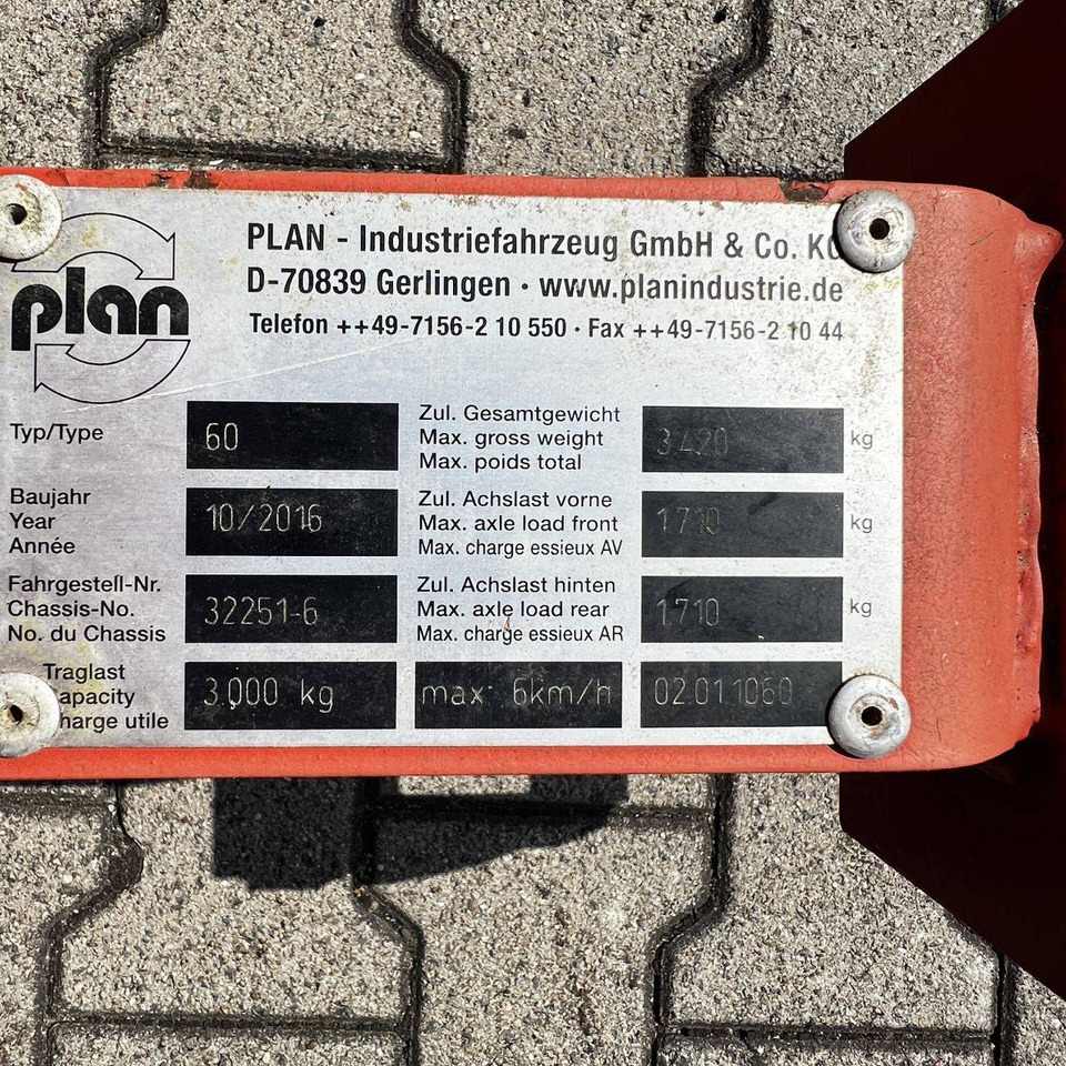 Plan Type 60-3.000 - נגרר mafi: תמונה 2 Plan Type 60-3.000 - נגרר mafi: תמונה 2