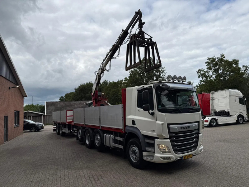 DAF CF 480 8X2 KENNIS K16R3 Kraan Combi 234.610KM + PACTON - משאית צד נופל/ שטוחה, משאית מנוף: תמונה 3 DAF CF 480 8X2 KENNIS K16R3 Kraan Combi 234.610KM + PACTON - משאית צד נופל/ שטוחה, משאית מנוף: תמונה 3