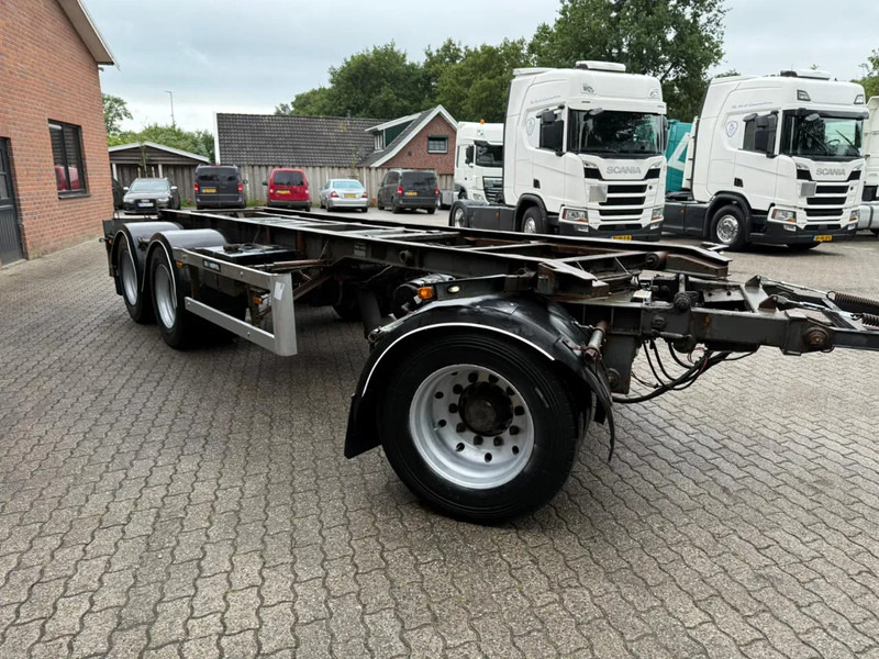 GS Meppel 28T Kiepende containeraanhangwagen! 640cm systeemlengte Centrale smering - סמיטריילר מוביל מכולות/ החלפת גוף: תמונה 4 GS Meppel 28T Kiepende containeraanhangwagen! 640cm systeemlengte Centrale smering - סמיטריילר מוביל מכולות/ החלפת גוף: תמונה 4
