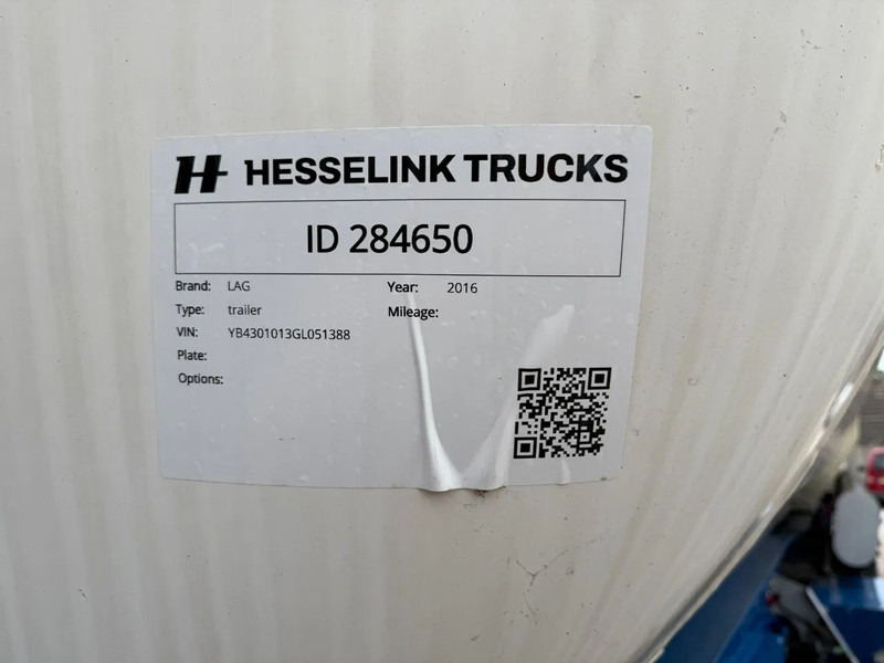 סמיטריילר מכל LAG 0-3-TI 60.000 Kippsilo Only food use! 24V SELF Support Liftas: תמונה 10
