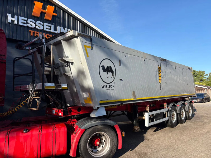 Wielton 45m3 Kipper Liftas Automatisch afdekzeil SAF Schijfremmen APK 12-2025 - סמיטריילר עם מזהיר: תמונה 1 Wielton 45m3 Kipper Liftas Automatisch afdekzeil SAF Schijfremmen APK 12-2025 - סמיטריילר עם מזהיר: תמונה 1
