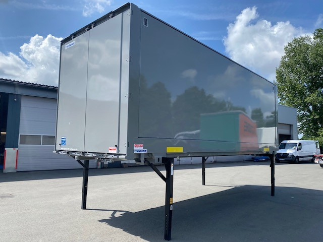 Krone BDF-System, 7.450 mm lang, Portaltüren, RAL 7037 Staubgrau - גוף החלפה - תיבה: תמונה 1 Krone BDF-System, 7.450 mm lang, Portaltüren, RAL 7037 Staubgrau - גוף החלפה - תיבה: תמונה 1