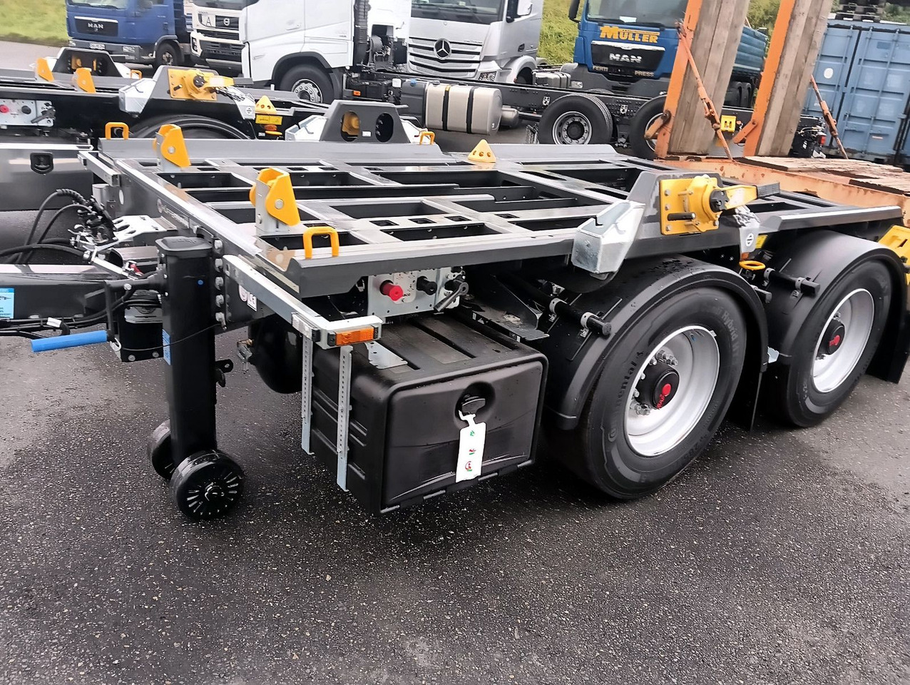 Hüffermann 2-A-MINI-CARRIER SAFETYFIX VERZINKT NEU TOP-PREI - קרון נגרר מתגלגל/ מדלג: תמונה 3 Hüffermann 2-A-MINI-CARRIER SAFETYFIX VERZINKT NEU TOP-PREI - קרון נגרר מתגלגל/ מדלג: תמונה 3