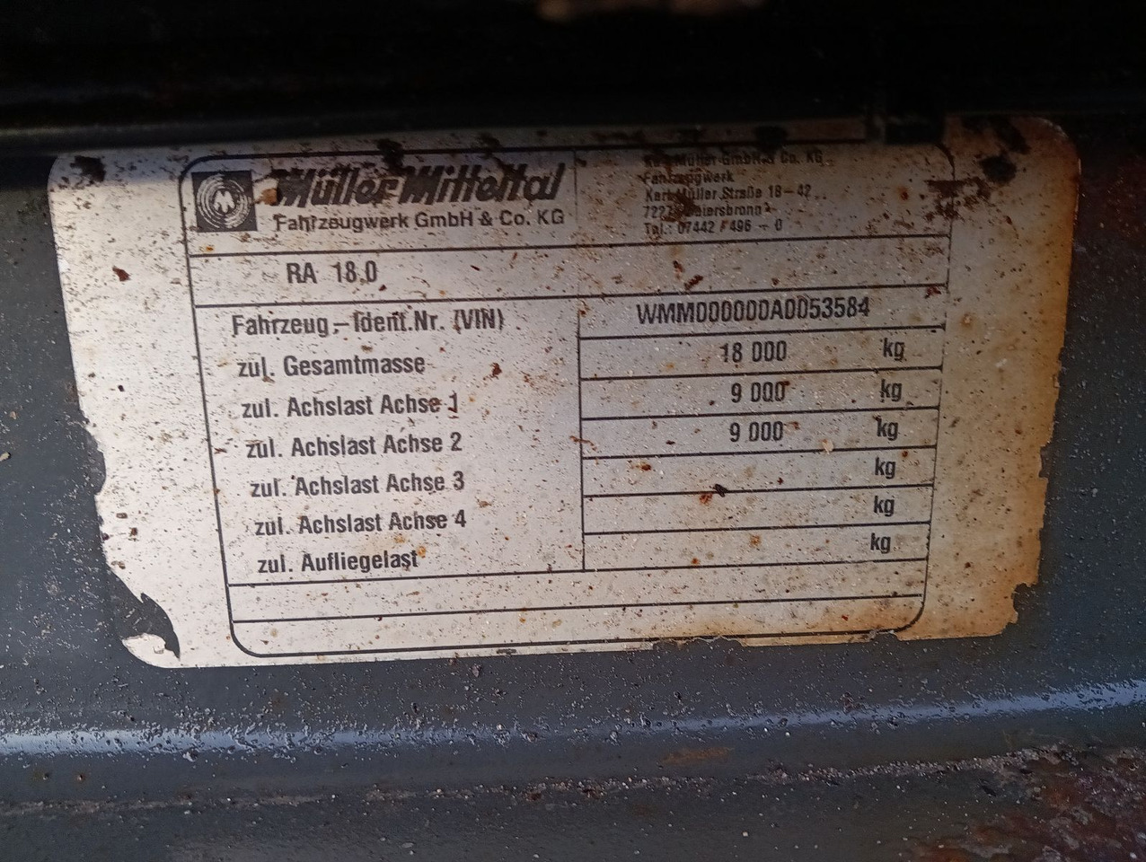 Müller-Mitteltal RA18 Abrollanhänger 7m BPW Trommel TÜV 5/2025 Müller-Mitteltal RA18 Abrollanhänger 7m BPW Trommel TÜV 5/2025 - קרון נגרר מתגלגל/ מדלג: תמונה 3 Müller-Mitteltal RA18 Abrollanhänger 7m BPW Trommel TÜV 5/2025 Müller-Mitteltal RA18 Abrollanhänger 7m BPW Trommel TÜV 5/2025 - קרון נגרר מתגלגל/ מדלג: תמונה 3