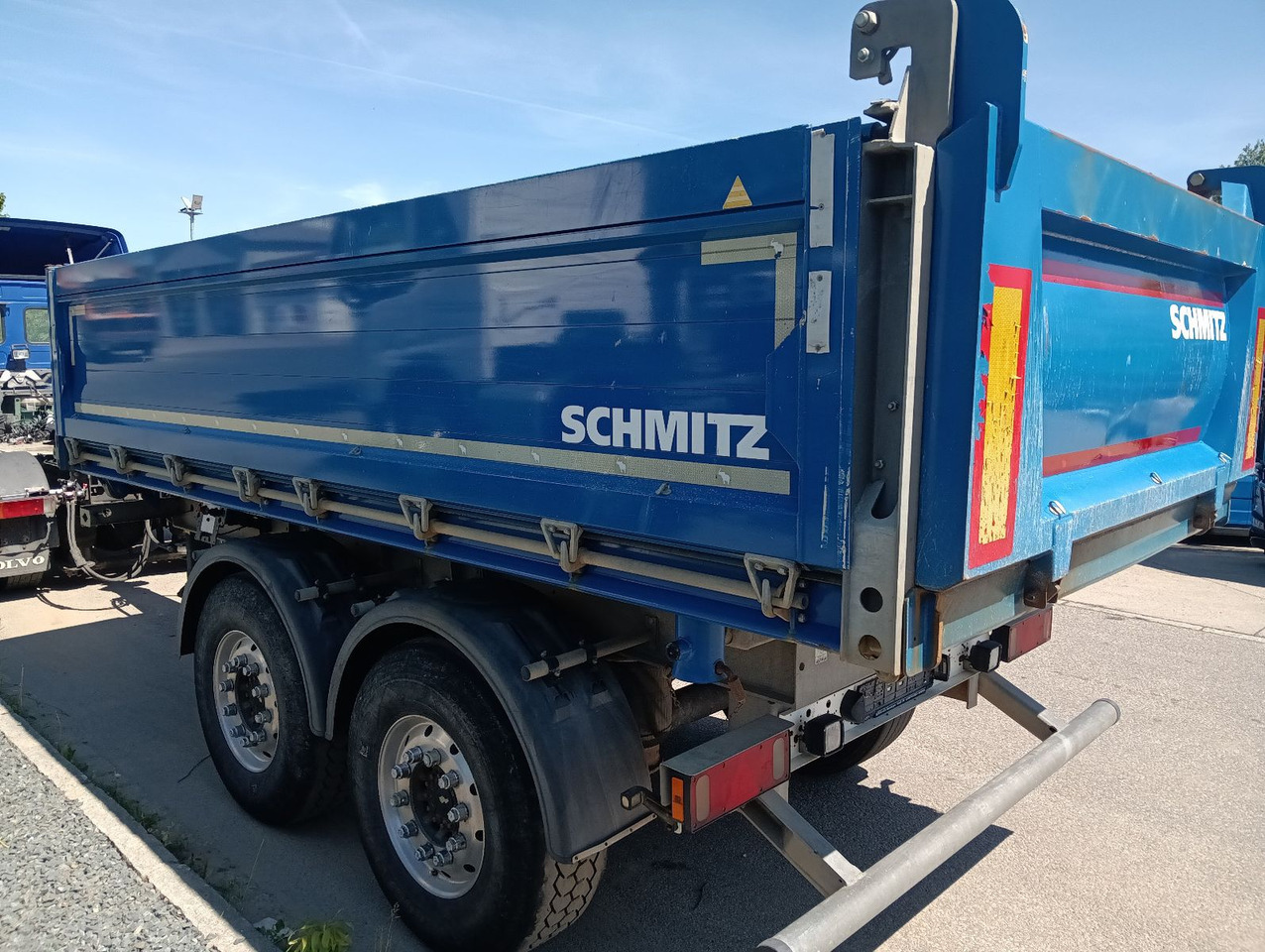 Schmitz Cargobull ZKI 18 Tandem 3-Seiten Kipper ALU ALCOA Rollplan - קרון נגרר עם מזהיר: תמונה 1 Schmitz Cargobull ZKI 18 Tandem 3-Seiten Kipper ALU ALCOA Rollplan - קרון נגרר עם מזהיר: תמונה 1