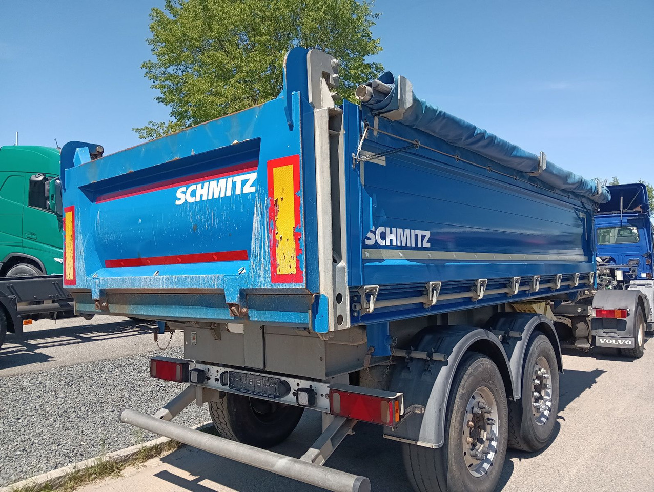 Schmitz Cargobull ZKI 18 Tandem 3-Seiten Kipper ALU ALCOA Rollplan - קרון נגרר עם מזהיר: תמונה 4 Schmitz Cargobull ZKI 18 Tandem 3-Seiten Kipper ALU ALCOA Rollplan - קרון נגרר עם מזהיר: תמונה 4
