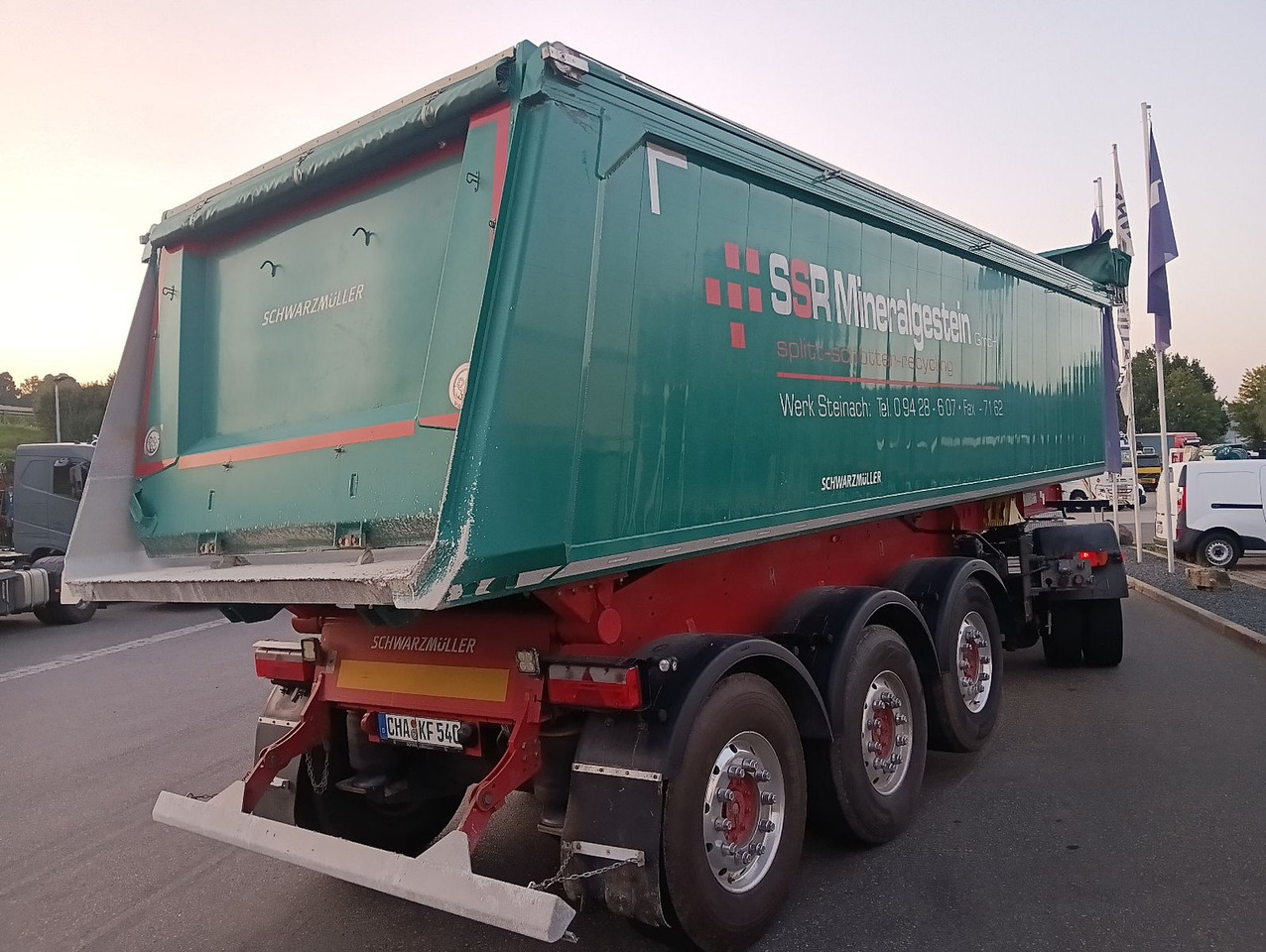 Schwarzmüller 3-A Alumulde ALCOA 27m3 SAF Lift 5,4t el.Verdeck - סמיטריילר עם מזהיר: תמונה 2 Schwarzmüller 3-A Alumulde ALCOA 27m3 SAF Lift 5,4t el.Verdeck - סמיטריילר עם מזהיר: תמונה 2
