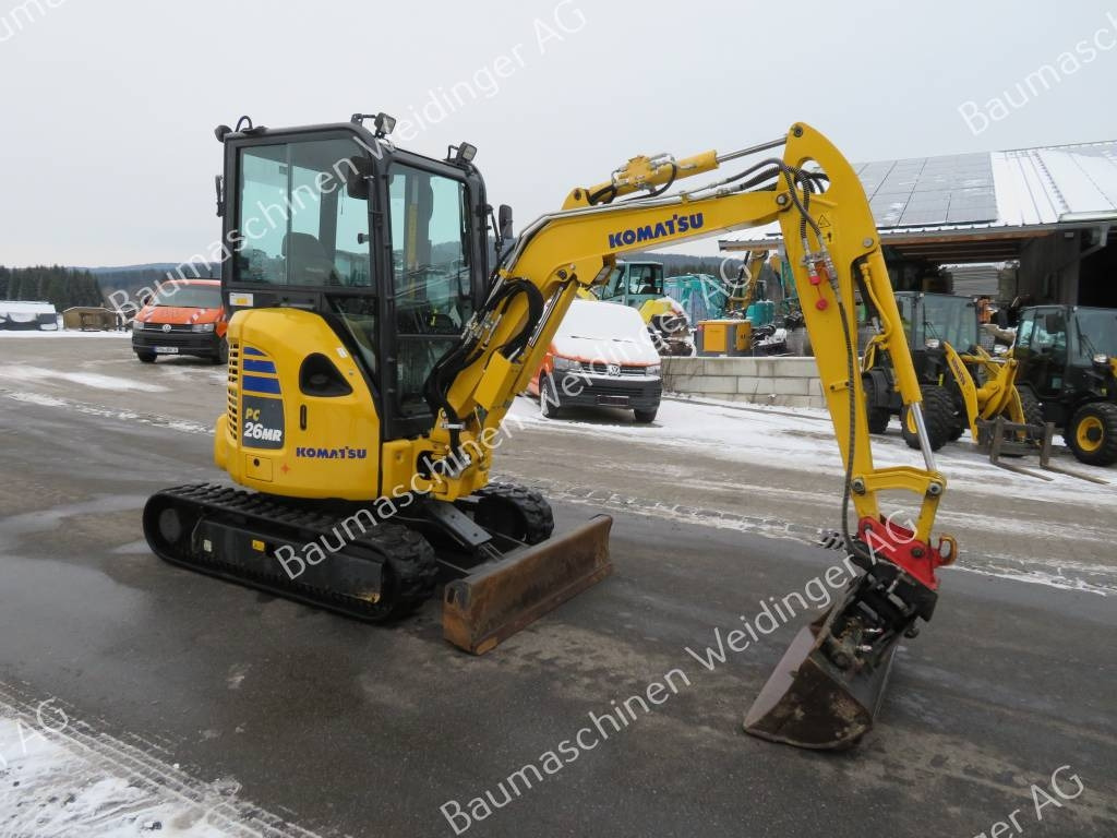Komatsu PC 26 MR-5 - מיני מחפר: תמונה 1 Komatsu PC 26 MR-5 - מיני מחפר: תמונה 1