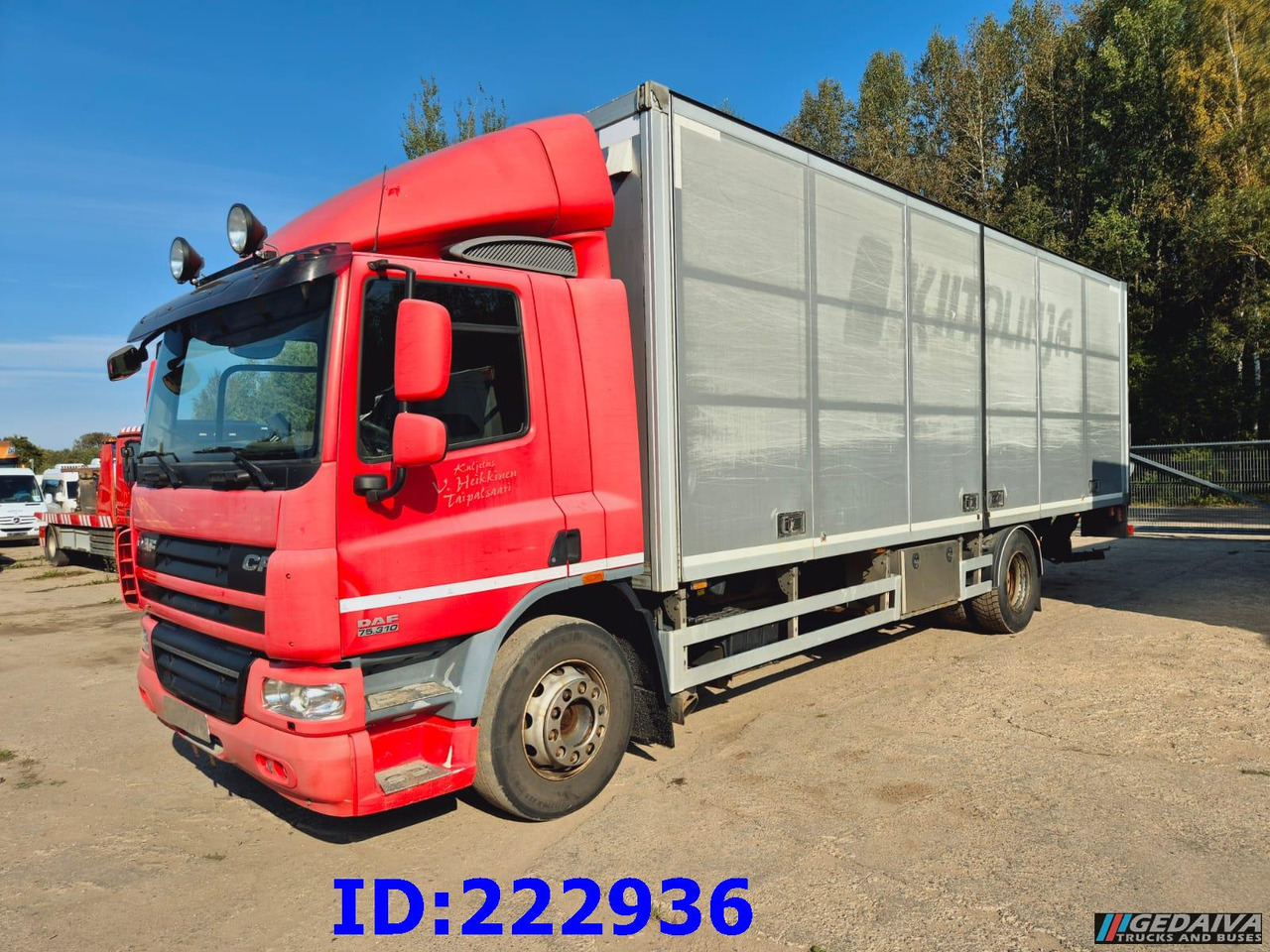 DAF CF 75.310 - Euro5 - משאית תיבה: תמונה 1 DAF CF 75.310 - Euro5 - משאית תיבה: תמונה 1