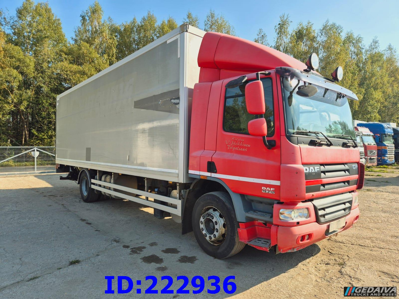 DAF CF 75.310 - Euro5 - משאית תיבה: תמונה 5 DAF CF 75.310 - Euro5 - משאית תיבה: תמונה 5