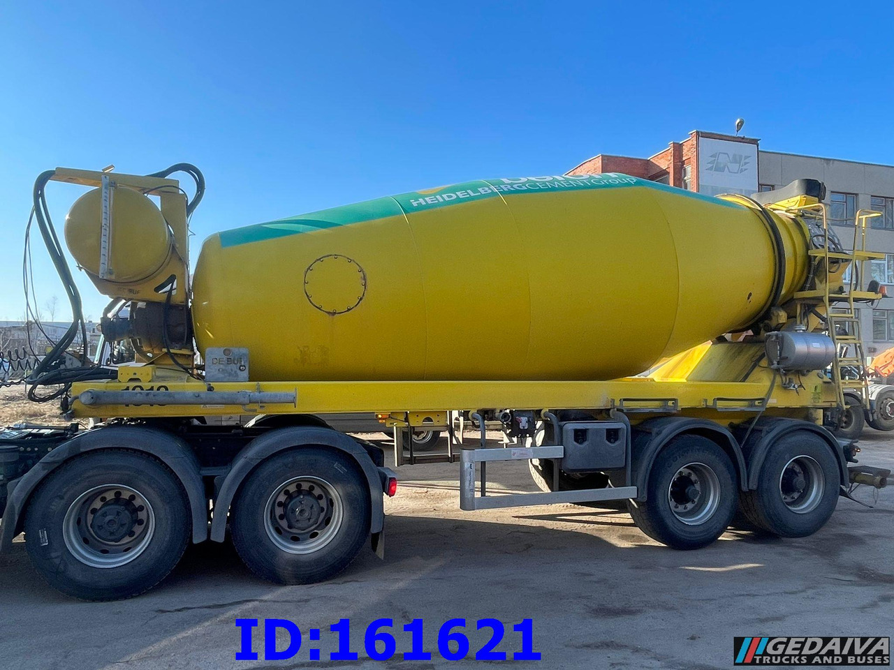 מערבל בטון סמיטרליילר DE BUF BM 12-36-2   12m3: תמונה 7