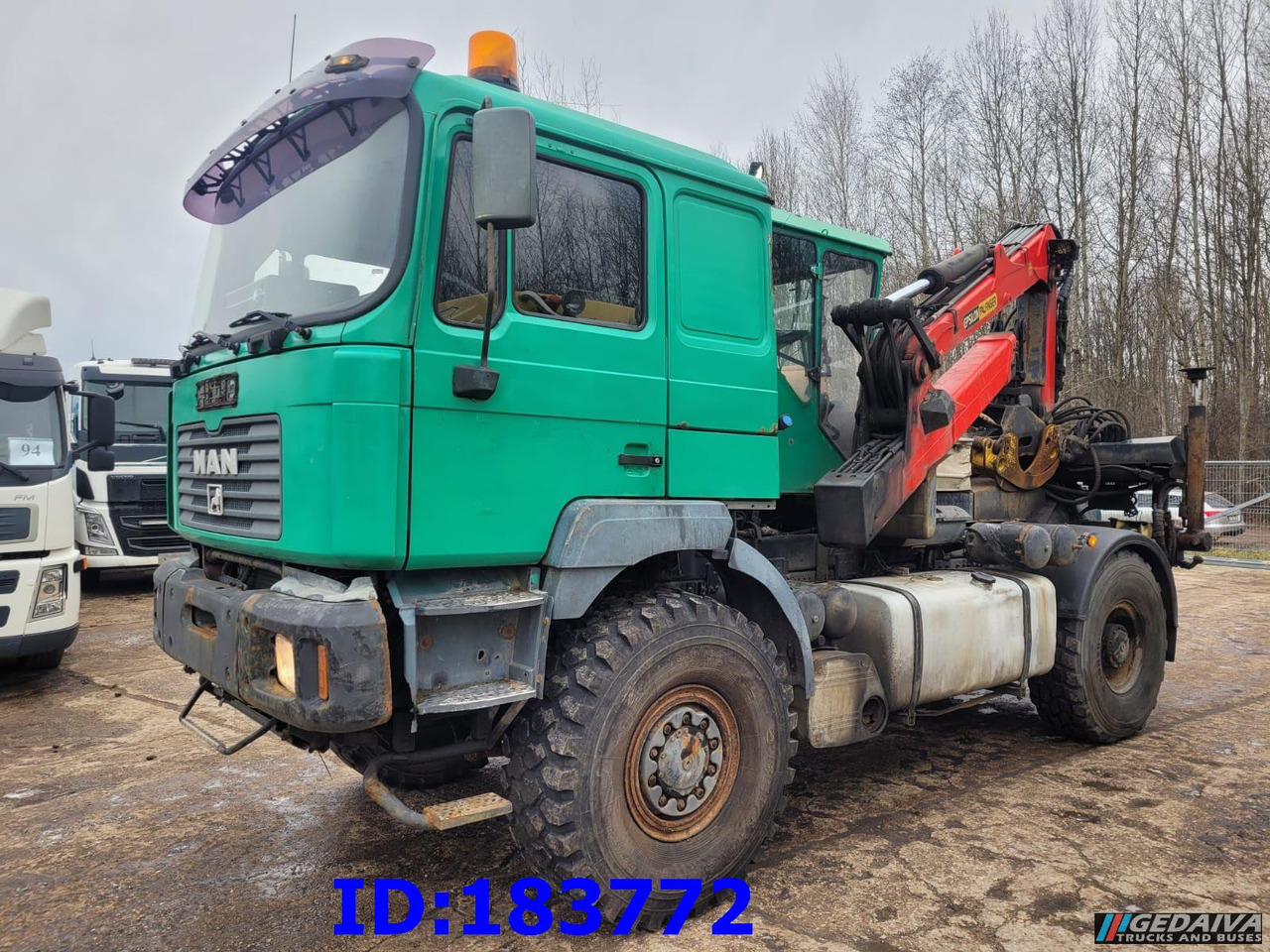 MAN 18.410 4x4 + Epsilon Palfinger SRX39 - משאית עץ, משאית מנוף: תמונה 1 MAN 18.410 4x4 + Epsilon Palfinger SRX39 - משאית עץ, משאית מנוף: תמונה 1