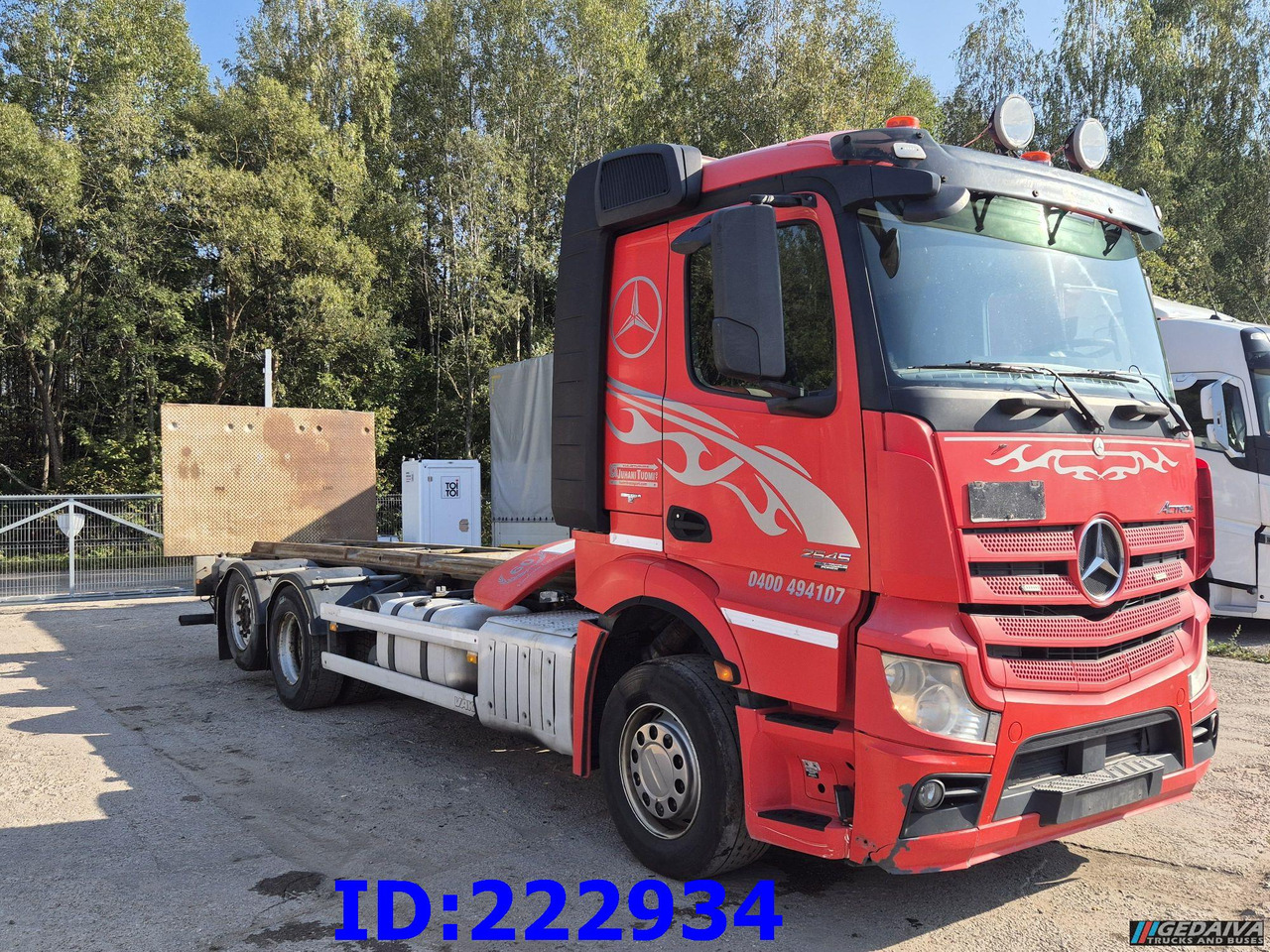 MERCEDES-BENZ Actros 2545 6x2 Euro5 - משאית עם שלדת תא: תמונה 3 MERCEDES-BENZ Actros 2545 6x2 Euro5 - משאית עם שלדת תא: תמונה 3