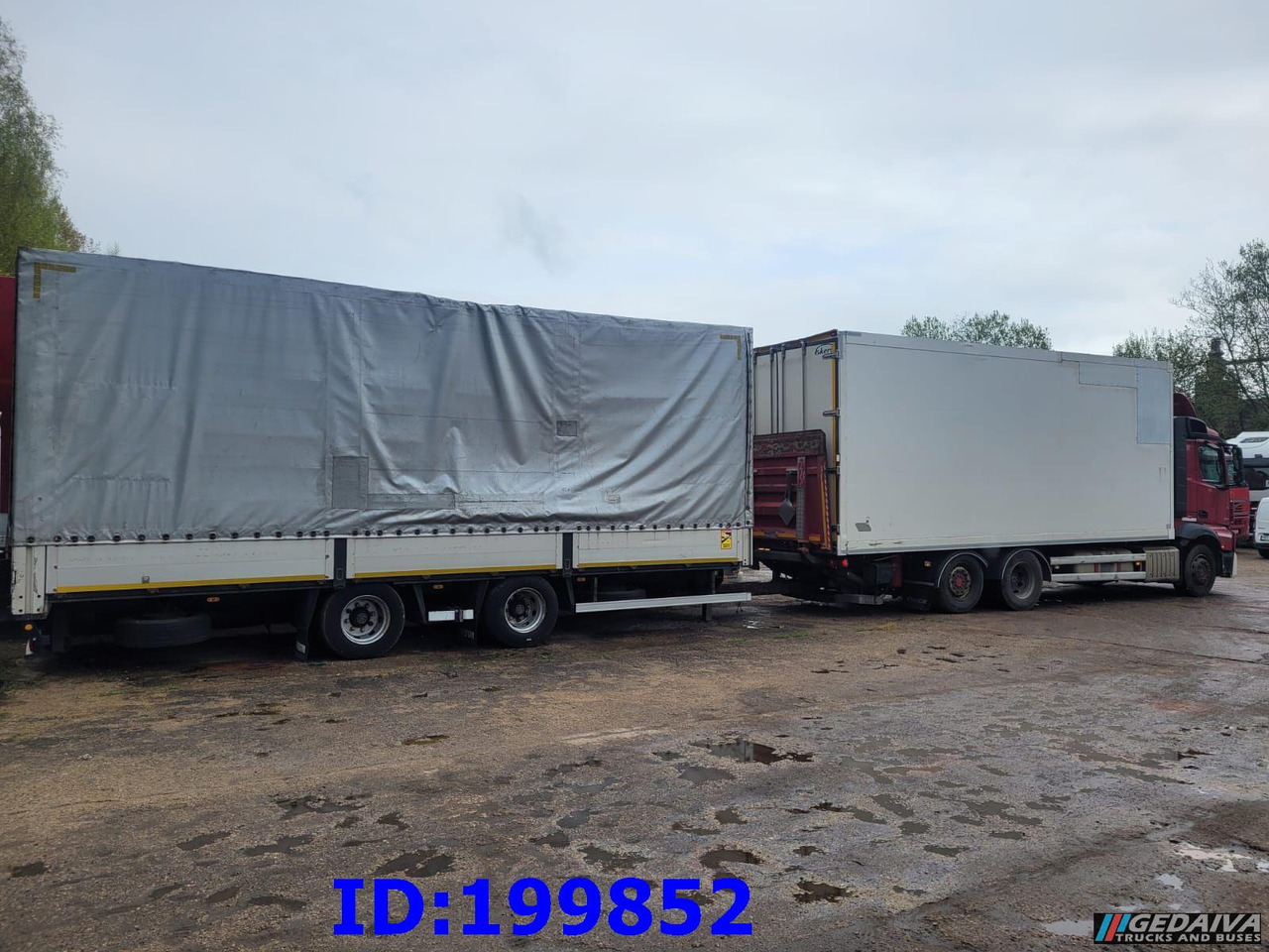 MERCEDES-BENZ Actros 2551 6x2 Euro5 + tilt trailer - משאית תיבה: תמונה 4 MERCEDES-BENZ Actros 2551 6x2 Euro5 + tilt trailer - משאית תיבה: תמונה 4