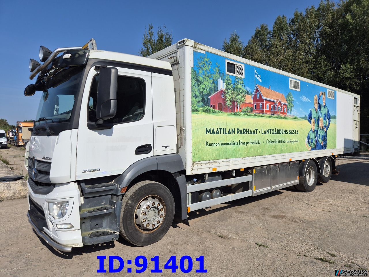 MERCEDES-BENZ Antos 2532 - 6x2 - Euro 6 - Animal transport - משאית להובלת בעלי חיים: תמונה 1 MERCEDES-BENZ Antos 2532 - 6x2 - Euro 6 - Animal transport - משאית להובלת בעלי חיים: תמונה 1