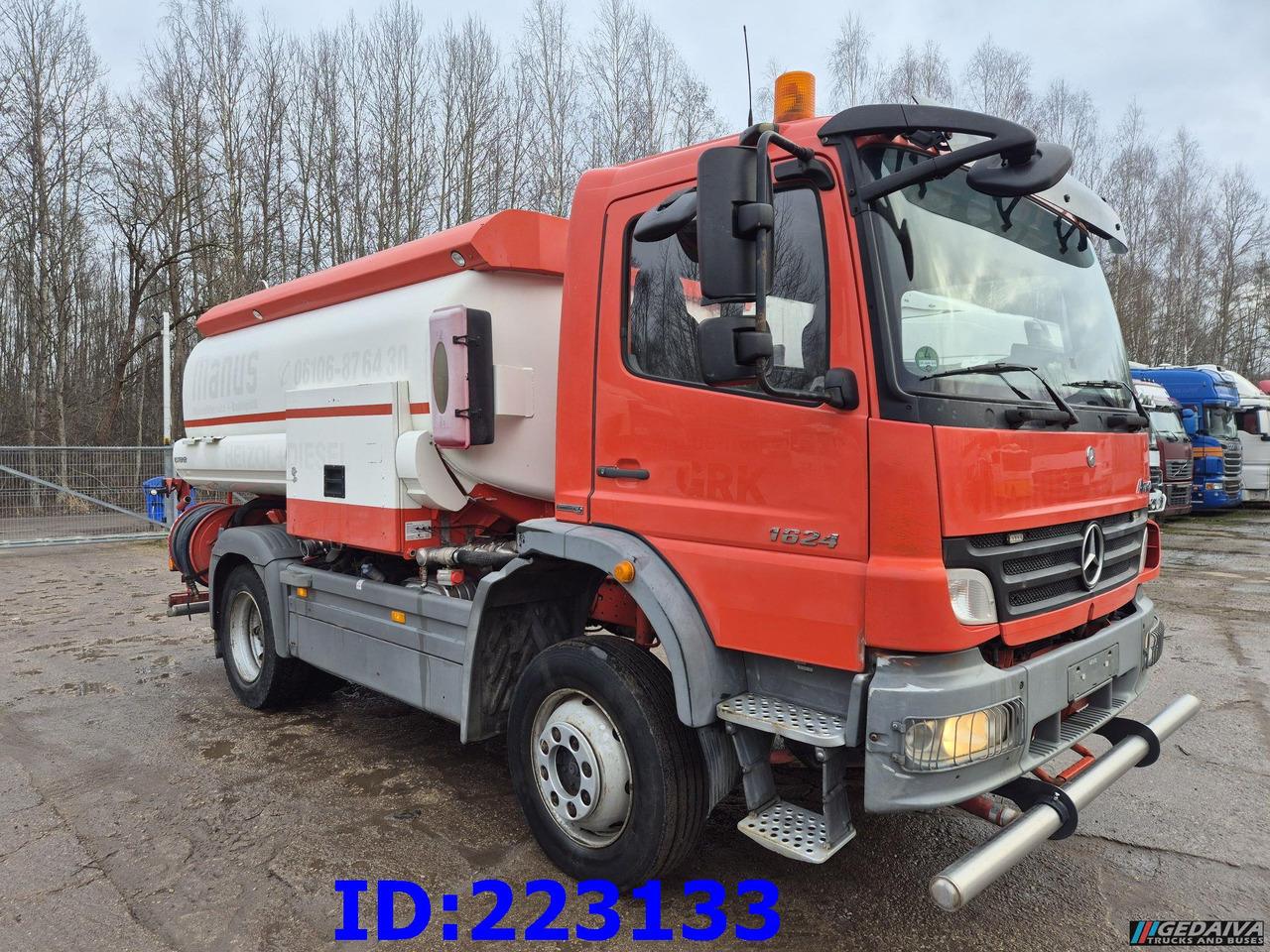 MERCEDES-BENZ Atego 1624 - 4X4 - Water tank - Euro5 - משאית מכל: תמונה 4 MERCEDES-BENZ Atego 1624 - 4X4 - Water tank - Euro5 - משאית מכל: תמונה 4