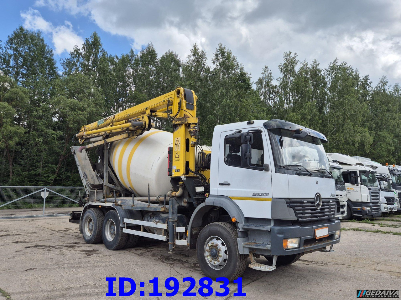 MERCEDES-BENZ Atego 2628 6x4 Schwing 17m 9m3 - משאית משאבת בטון: תמונה 5 MERCEDES-BENZ Atego 2628 6x4 Schwing 17m 9m3 - משאית משאבת בטון: תמונה 5