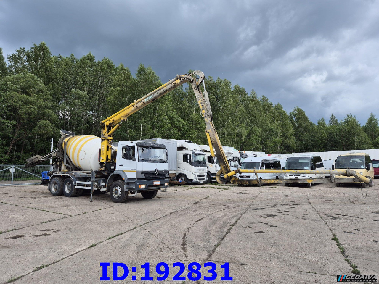 MERCEDES-BENZ Atego 2628 6x4 Schwing 17m 9m3 - משאית משאבת בטון: תמונה 3 MERCEDES-BENZ Atego 2628 6x4 Schwing 17m 9m3 - משאית משאבת בטון: תמונה 3