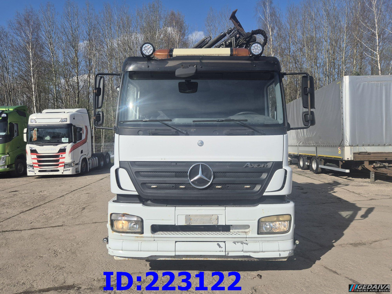 MERCEDES-BENZ Axor 2533 6x2 + Atlas 332.3E Crane - מזהיר: תמונה 2 MERCEDES-BENZ Axor 2533 6x2 + Atlas 332.3E Crane - מזהיר: תמונה 2