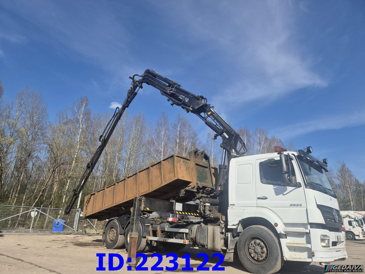 MERCEDES-BENZ Axor 2533 6x2 + Atlas 332.3E Crane - מזהיר: תמונה 4 MERCEDES-BENZ Axor 2533 6x2 + Atlas 332.3E Crane - מזהיר: תמונה 4