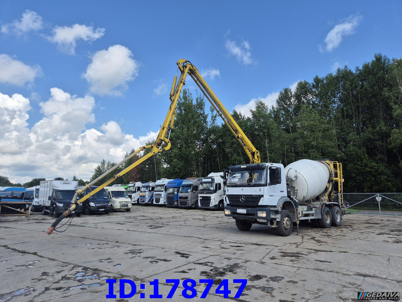 MERCEDES-BENZ Axor 2633 6x4 Schwing 750 - משאית משאבת בטון: תמונה 1 MERCEDES-BENZ Axor 2633 6x4 Schwing 750 - משאית משאבת בטון: תמונה 1