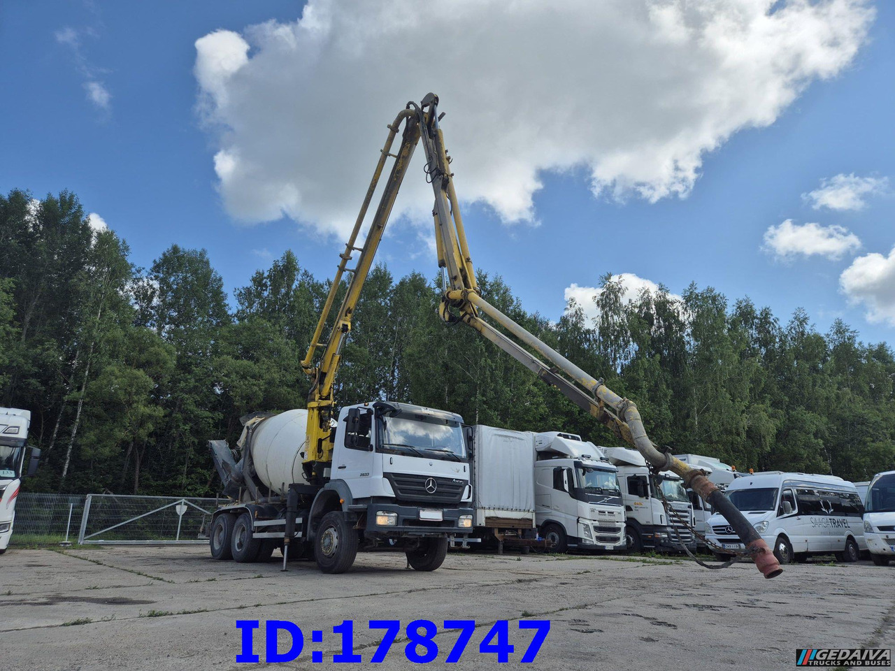 MERCEDES-BENZ Axor 2633 6x4 Schwing 750 - משאית משאבת בטון: תמונה 4 MERCEDES-BENZ Axor 2633 6x4 Schwing 750 - משאית משאבת בטון: תמונה 4