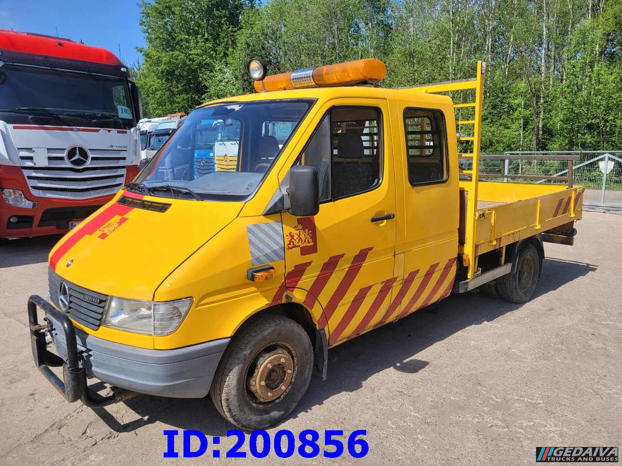 MERCEDES-BENZ Sprinter 408D - 5 Seater - משאית צד נופל/ שטוחה: תמונה 1 MERCEDES-BENZ Sprinter 408D - 5 Seater - משאית צד נופל/ שטוחה: תמונה 1