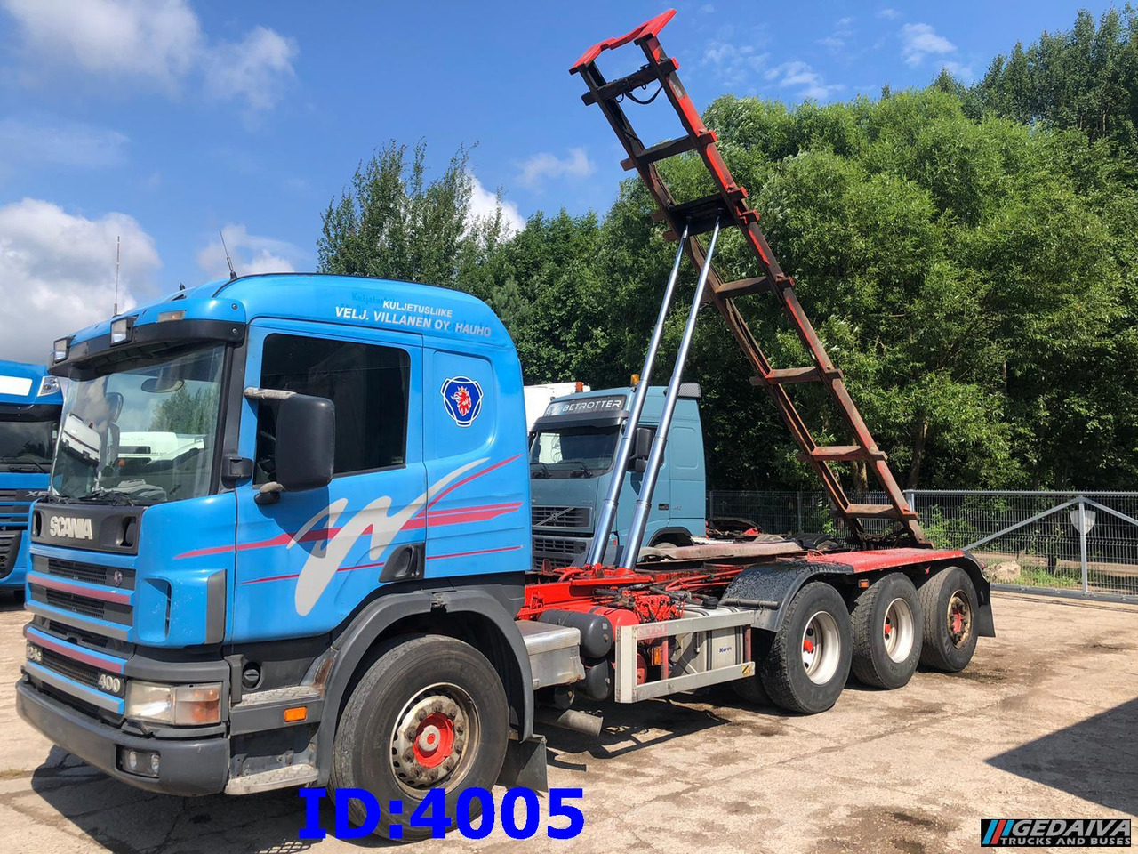 SCANIA 124 400 8x4 - משאית מערכת כבלים: תמונה 1 SCANIA 124 400 8x4 - משאית מערכת כבלים: תמונה 1