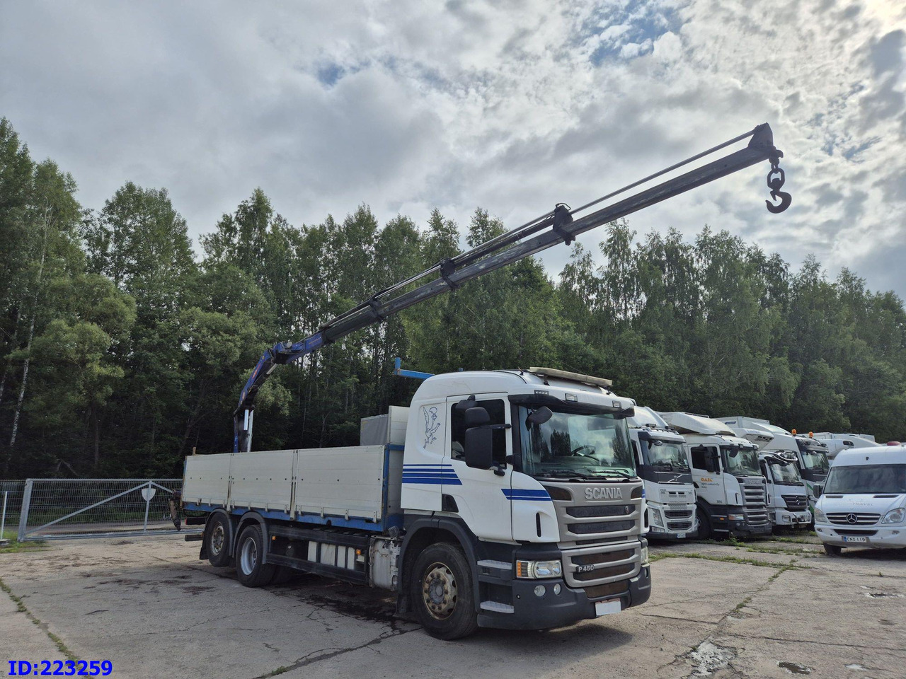 SCANIA P450 6x2 Steering axle Euro6 + PM 13.5SP - משאית צד נופל/ שטוחה: תמונה 4 SCANIA P450 6x2 Steering axle Euro6 + PM 13.5SP - משאית צד נופל/ שטוחה: תמונה 4