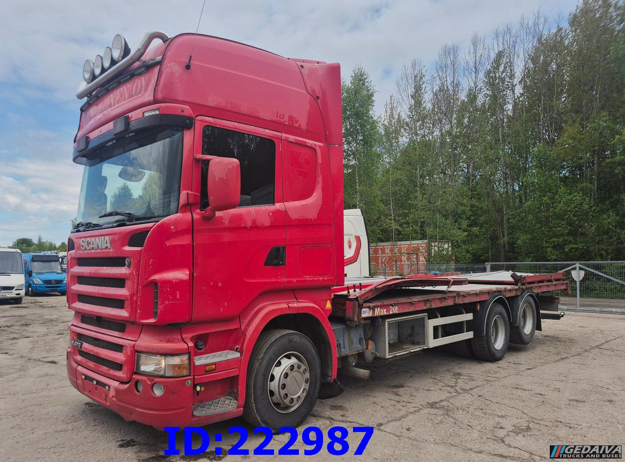 SCANIA R470 6x2 10tyre Manual - משאית צד נופל/ שטוחה: תמונה 1 SCANIA R470 6x2 10tyre Manual - משאית צד נופל/ שטוחה: תמונה 1