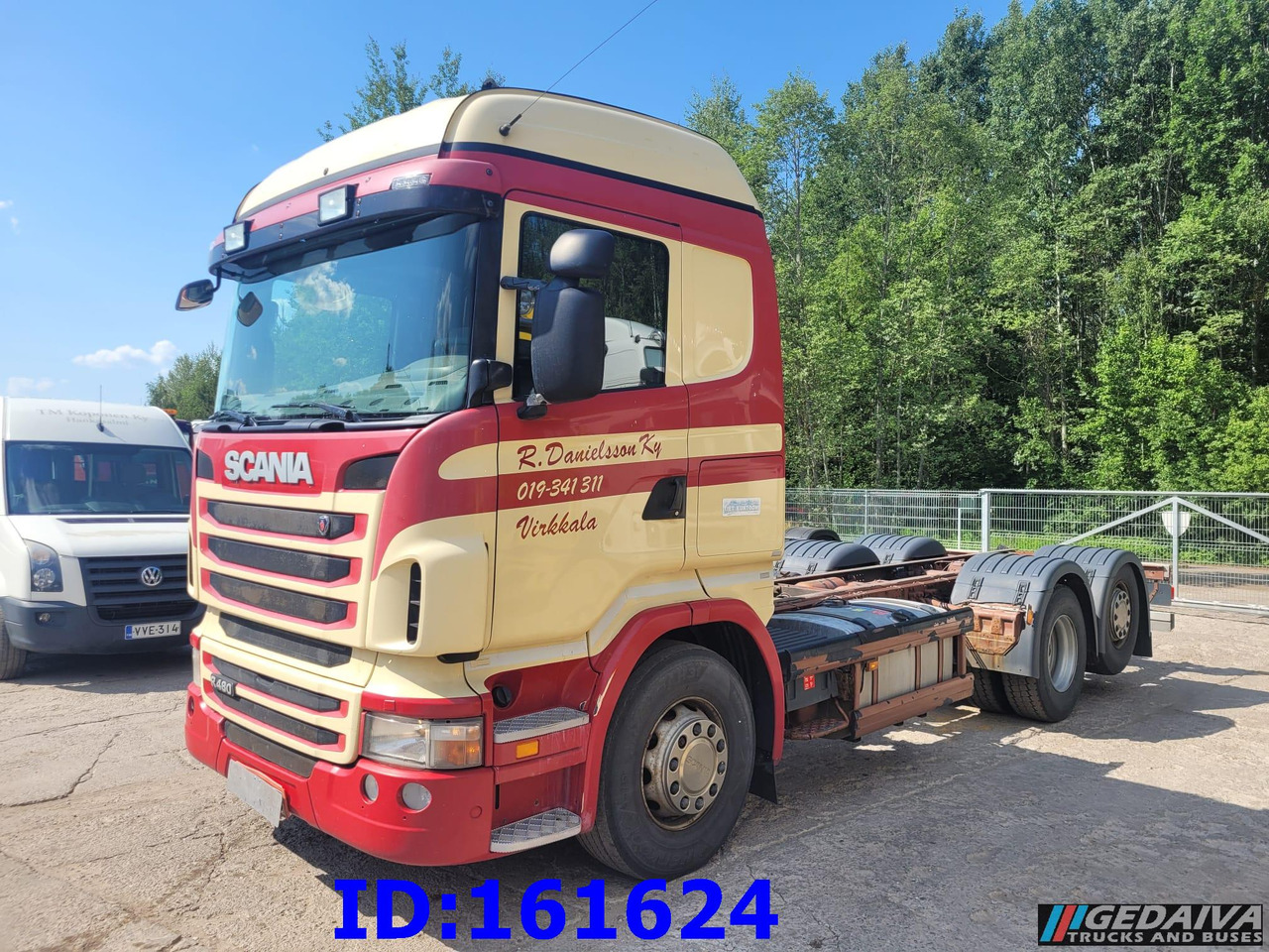 SCANIA R480 6X2 Euro5 Steering axle - משאית עם שלדת תא: תמונה 1 SCANIA R480 6X2 Euro5 Steering axle - משאית עם שלדת תא: תמונה 1