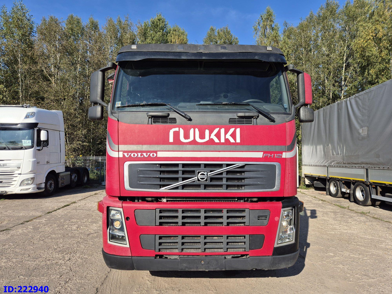 VOLVO FH12 420HP + Crane Palfinger PK9501 - משאית צד נופל/ שטוחה: תמונה 2 VOLVO FH12 420HP + Crane Palfinger PK9501 - משאית צד נופל/ שטוחה: תמונה 2