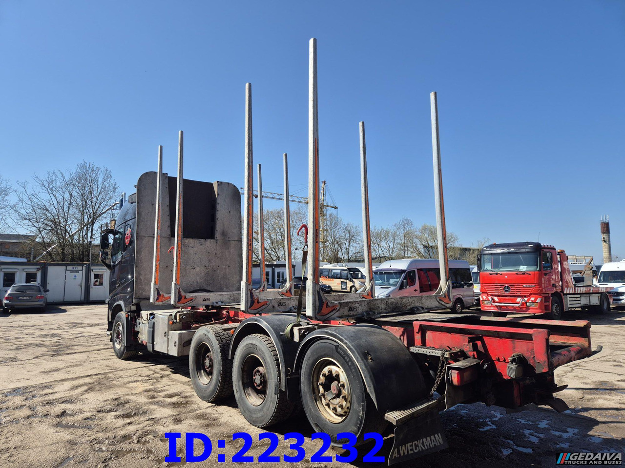 משאית עץ VOLVO FH16 700HP 8X4 Big Axles: תמונה 6