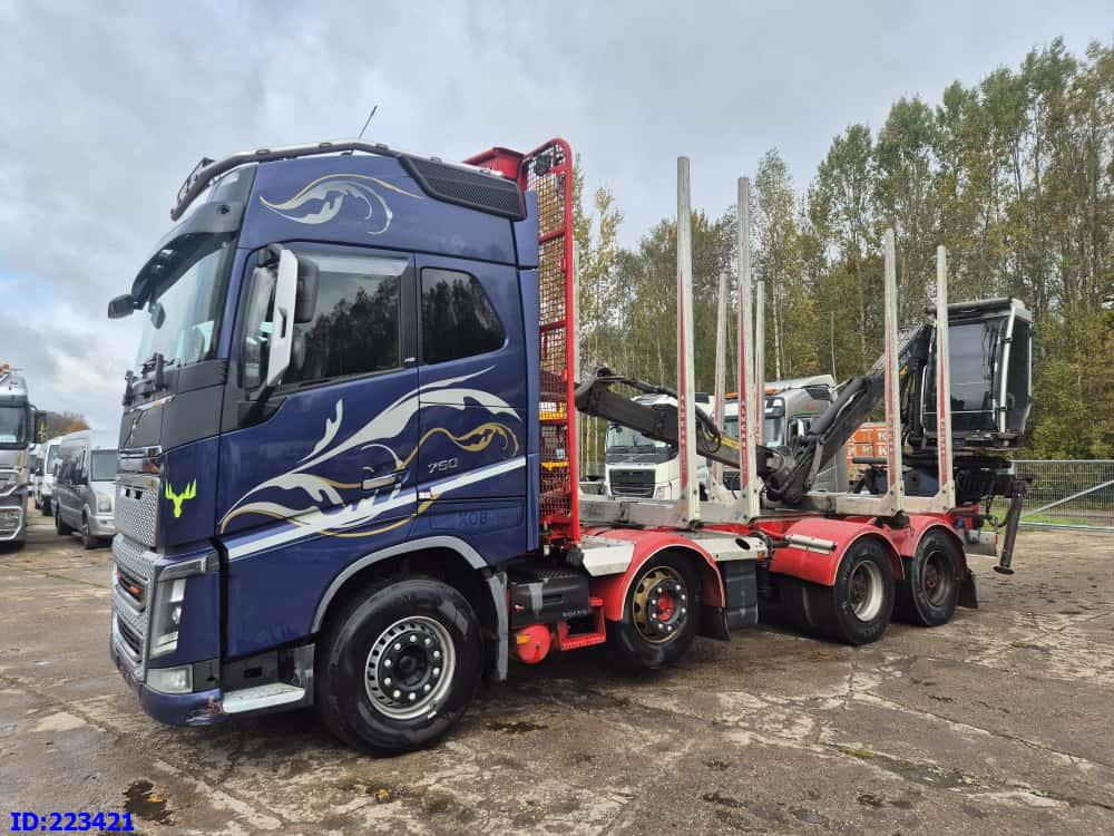 VOLVO FH16 750HP 8x4 +  KESLA CRANE - משאית עץ: תמונה 1 VOLVO FH16 750HP 8x4 +  KESLA CRANE - משאית עץ: תמונה 1