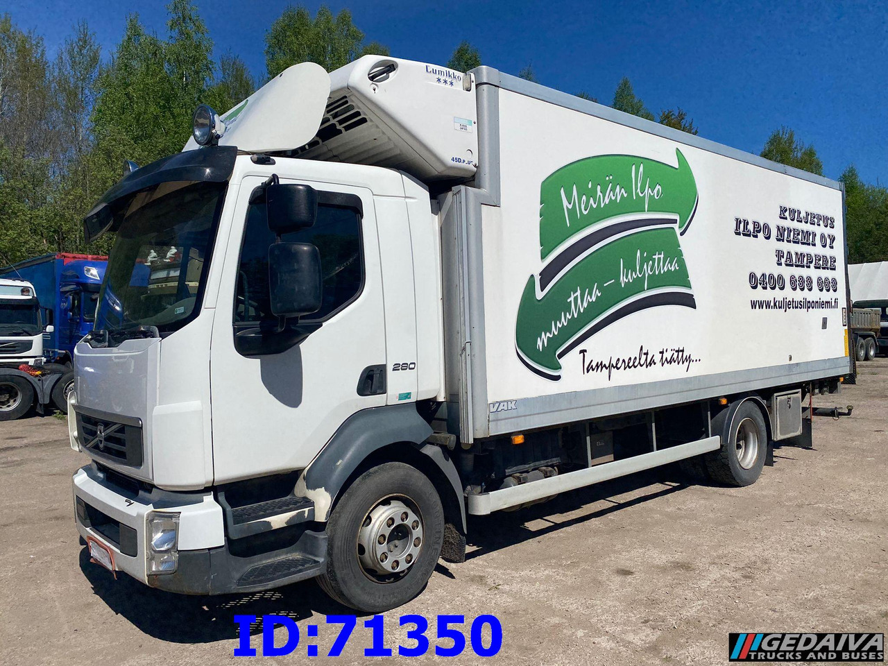 VOLVO FL 280 4x2 Refrigerator - משאית קירור: תמונה 1 VOLVO FL 280 4x2 Refrigerator - משאית קירור: תמונה 1