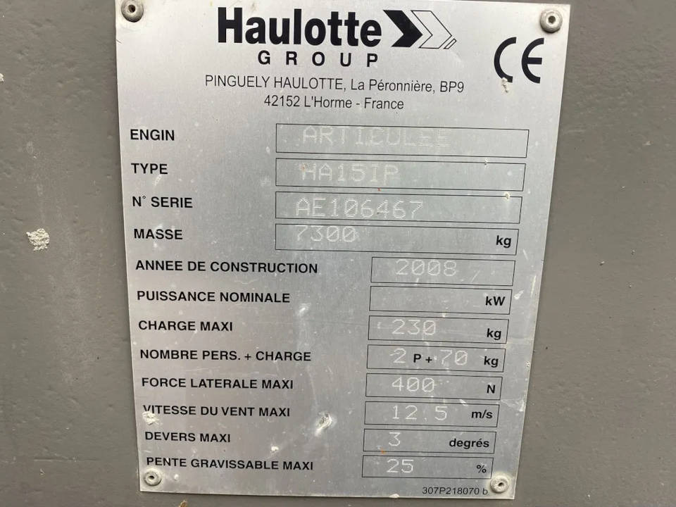 HAULOTTE HA 15 IP - זרוע מרפקי: תמונה 4 HAULOTTE HA 15 IP - זרוע מרפקי: תמונה 4