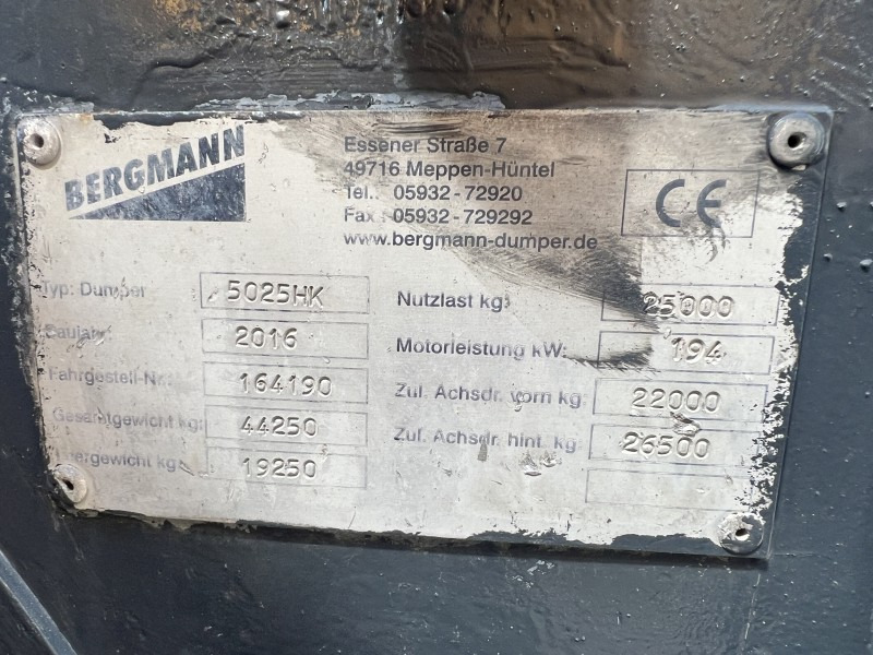מסיר פסולת מפרקי Bergmann 5025 HK / C828s (110868): תמונה 11