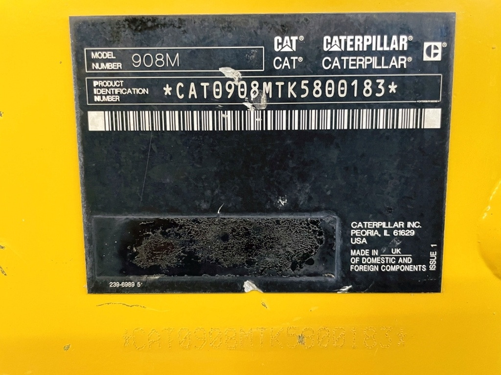 Caterpillar 908M (3927) - מעמיס גלגלים: תמונה 3 Caterpillar 908M (3927) - מעמיס גלגלים: תמונה 3