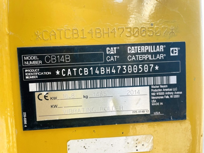 Caterpillar CB14B (3399) - רולר: תמונה 3 Caterpillar CB14B (3399) - רולר: תמונה 3