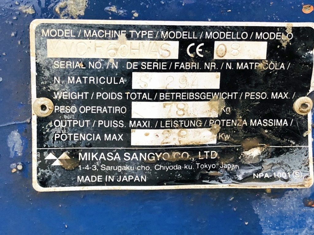 Diverses MIKASA MVCF60HVAS (3931) - לוח רטט: תמונה 3 Diverses MIKASA MVCF60HVAS (3931) - לוח רטט: תמונה 3