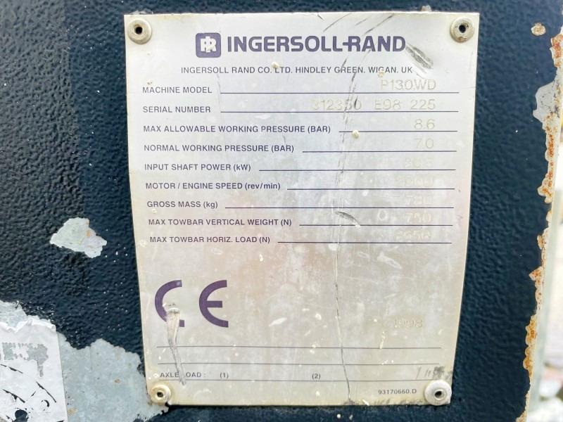Ingersoll Rand P130WD (3876) - מדחס אוויר: תמונה 3 Ingersoll Rand P130WD (3876) - מדחס אוויר: תמונה 3