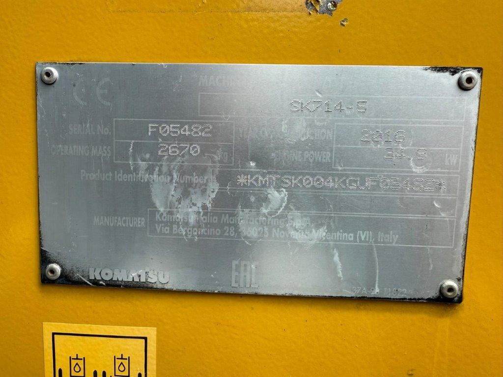 Komatsu SK714-5 (4026) - מעמיס היגוי החלקה: תמונה 5 Komatsu SK714-5 (4026) - מעמיס היגוי החלקה: תמונה 5