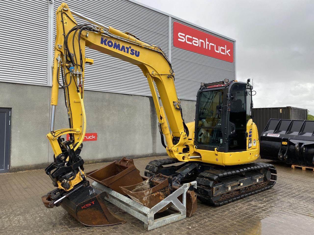 Komatsu PC80MR-5EO - מיני מחפר: תמונה 1 Komatsu PC80MR-5EO - מיני מחפר: תמונה 1
