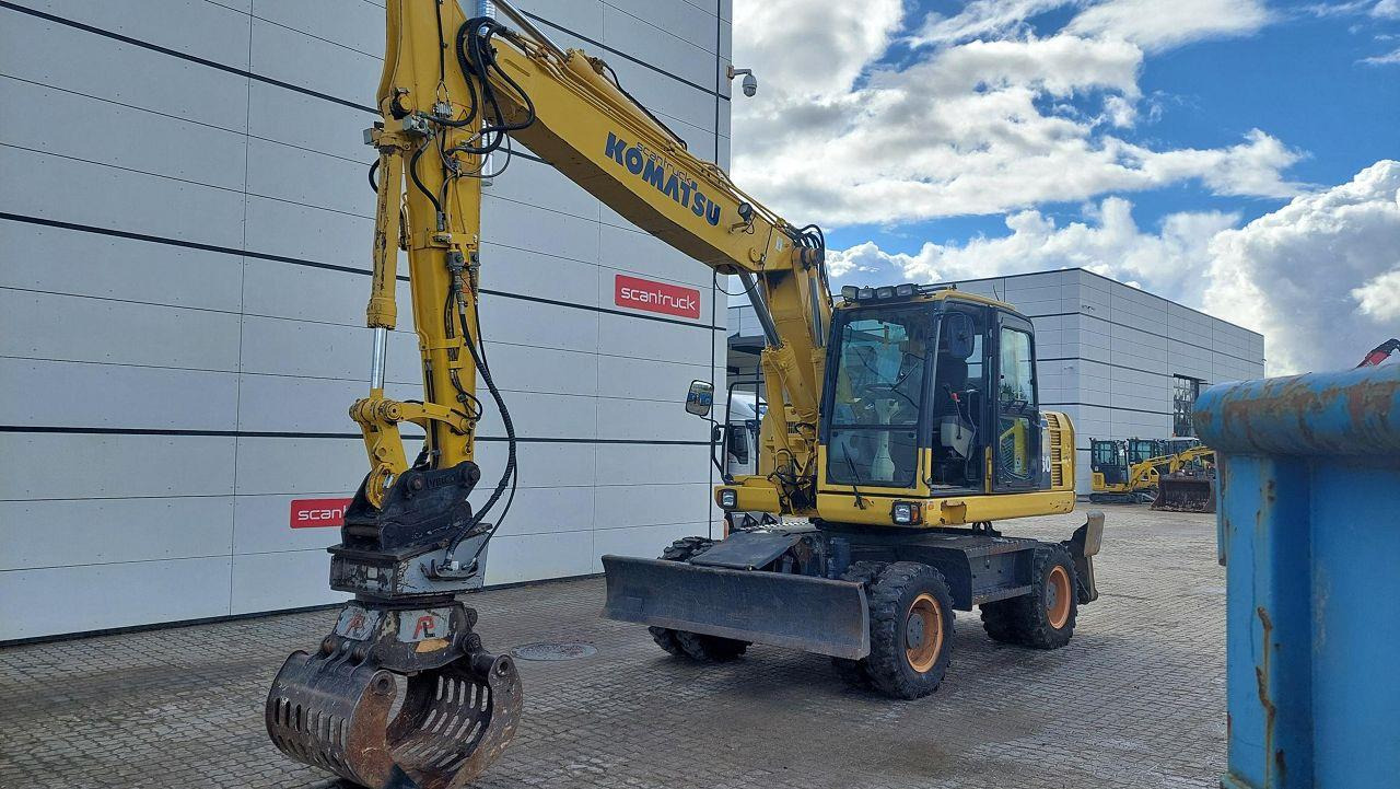 Komatsu PW160-8 - מחפר גלגלים: תמונה 1 Komatsu PW160-8 - מחפר גלגלים: תמונה 1