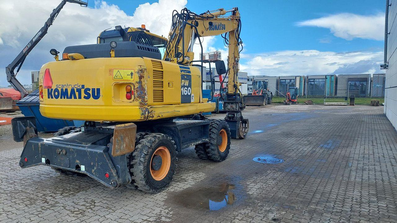 Komatsu PW160-8 - מחפר גלגלים: תמונה 4 Komatsu PW160-8 - מחפר גלגלים: תמונה 4