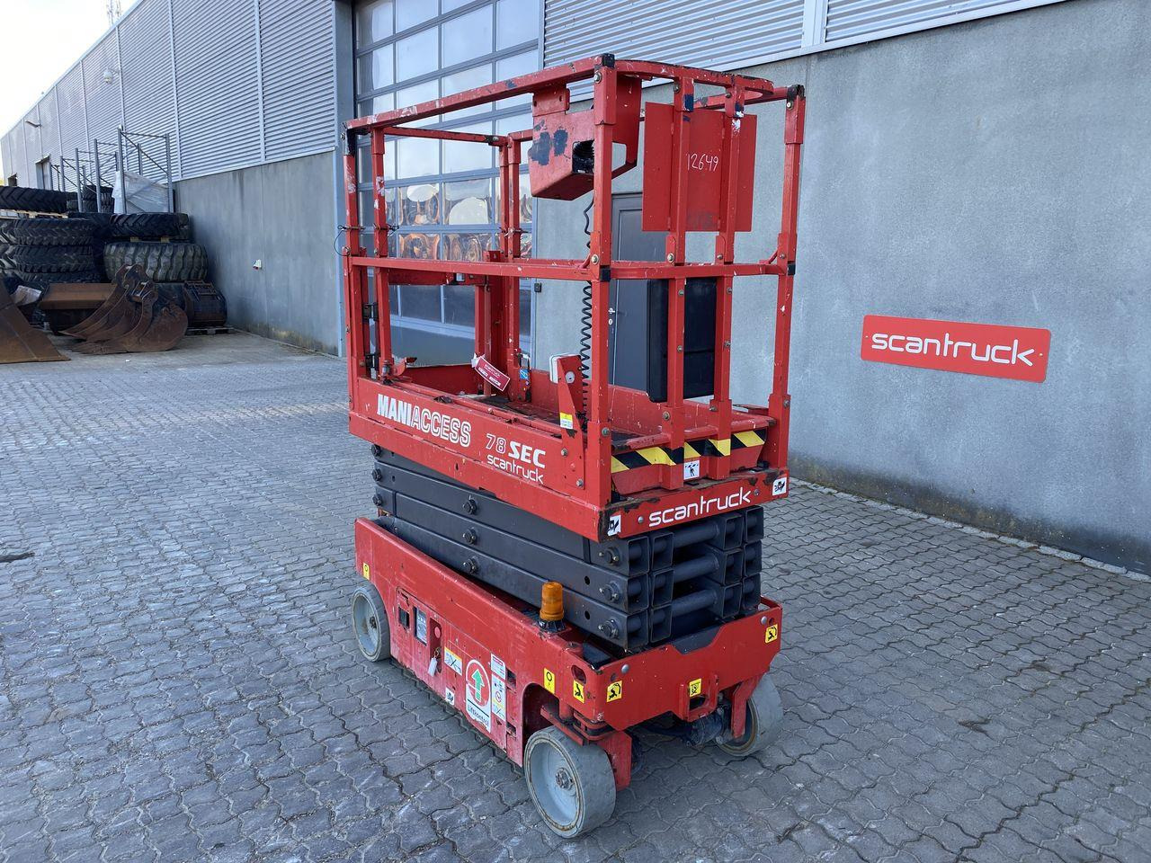Manitou 78SEC - מעלית מספריים: תמונה 2 Manitou 78SEC - מעלית מספריים: תמונה 2